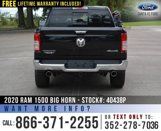 2020 RAM 1500 BIG HORN 4WD Camera, Cruise, Homelink - cars & for sale in Alachua, FL – photo 6