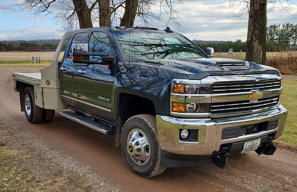 2017 Chevy 3500 Duramax LTZ - Choice of Flatbed or Box - cars &... for sale in Rice Lake, WI – photo 8