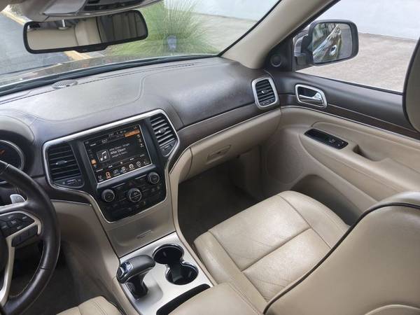 2015 Jeep Grand Cherokee Overland~FULLY LOADED~ CLEAN CARFAX~ BEIGE... for sale in Sarasota, FL – photo 9