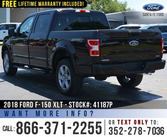 2018 FORD F150 XLT 4WD Touchscreen - Camera - Cruise Control for sale in Alachua, FL – photo 5