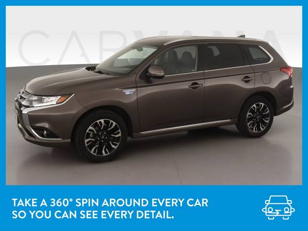 2018 Mitsubishi Outlander PHEV SEL Sport Utility 4D suv Brown for sale in Youngstown, OH – photo 3