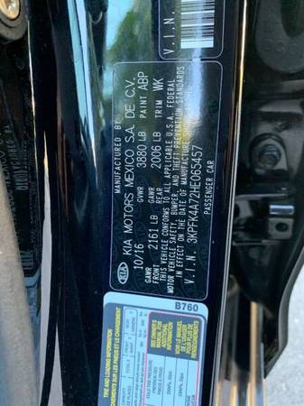 2017 Kia Forte Black - - by dealer - vehicle for sale in Pompano Beach, FL – photo 16