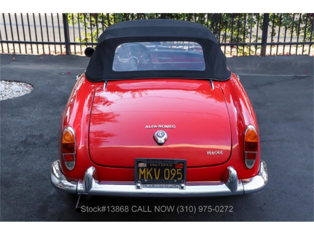 1965 Alfa Romeo Giulia Spider Veloce for sale in Beverly Hills, CA – photo 10