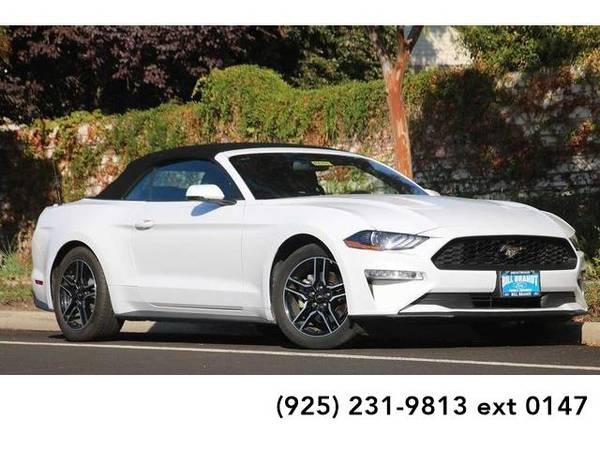 2018 Ford Mustang convertible EcoBoost Premium 2D Convertible (White) for sale in Brentwood, CA – photo 2