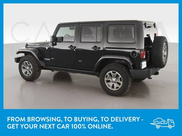 2013 Jeep Wrangler Unlimited Rubicon Sport Utility 4D suv Black for sale in irving, TX – photo 5
