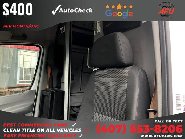 400/mo - 2012 Mercedes-Benz Sprinter 2500 Cargo Extended w/170 WB for sale in Kissimmee, FL – photo 9