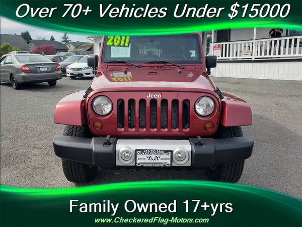 2011 Jeep Wrangler Unlimited Sahara - 1 Owner Local Rig! - cars & for sale in Everett, WA – photo 2