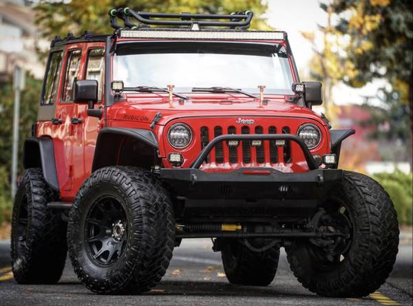 2015 JEEP WRANGLER 4X4 RUBICON LIFTED BIG WHEELS/TIRES LOW 59K MILES... for sale in Portland, OR – photo 2