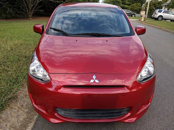 ONLY 44,000 MILES- RED 2015 MITSUBISHI MIRAGE HATCHBACK-WELL KEPT for sale in Powder Springs, GA – photo 3