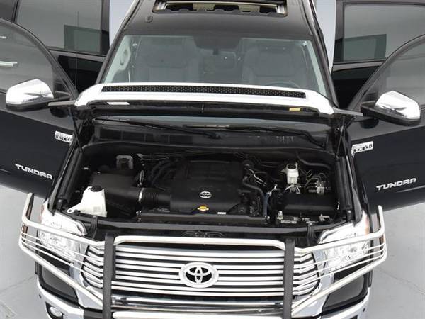 2017 Toyota Tundra CrewMax Limited Pickup 4D 5 1/2 ft pickup Black - for sale in Brentwood, TN – photo 4
