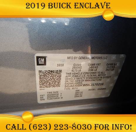 2019 Buick Enclave Essence - Big Savings for sale in Avondale, AZ – photo 19