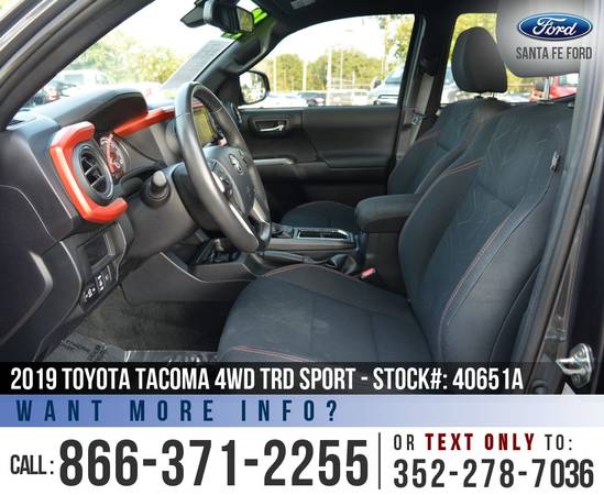 *** 2019 TOYOTA TACOMA 4WD TRD SPORT *** Cruise Control -... for sale in Alachua, FL – photo 13