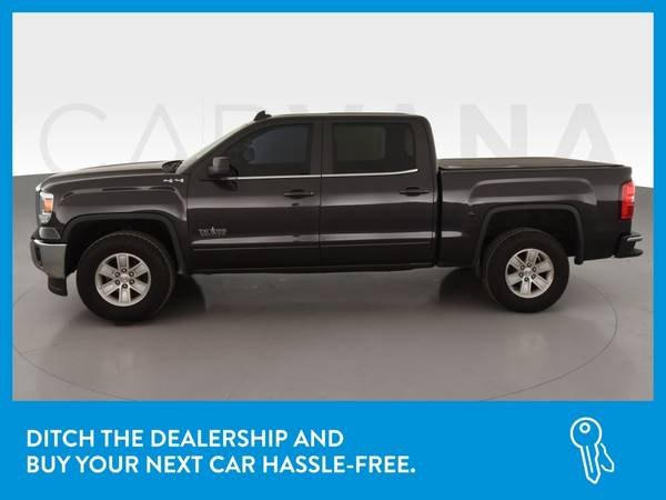 2015 GMC Sierra 1500 Crew Cab SLE Pickup 4D 6 1/2 ft pickup Gray for sale in Knoxville, TN – photo 4