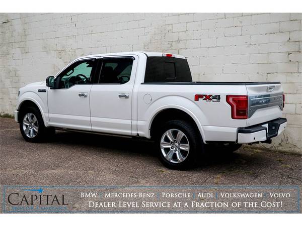 2017 Ford F-150 4x4 SuperCrew Platinum! Gorgeous 1 Owner Truck! -... for sale in Eau Claire, MN – photo 3