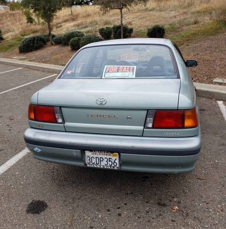 1992 Toyota Tercel Commuter Car for sale in Redding, CA – photo 4
