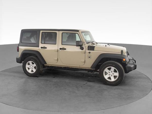 2017 Jeep Wrangler Unlimited Sport S Sport Utility 4D suv Beige - -... for sale in Charleston, WV – photo 14