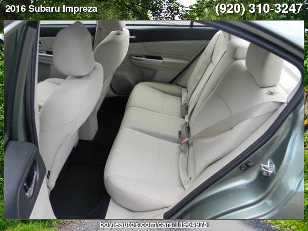 2016 Subaru Impreza 2.0i Premium AWD 4dr Sedan with for sale in Appleton, WI – photo 15