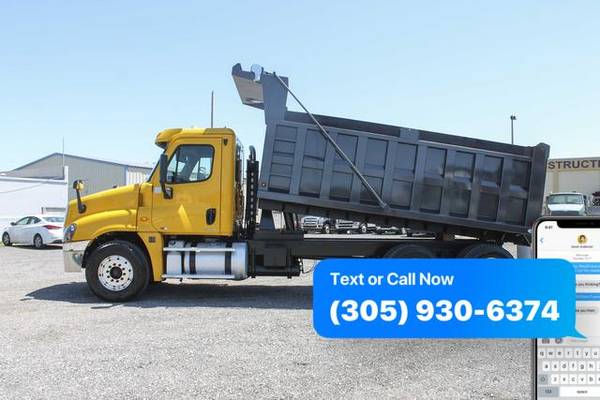 2012 Freightliner Cascadia Dump Truck For Sale *WE FINANCE BAD... for sale in Miami, FL – photo 4