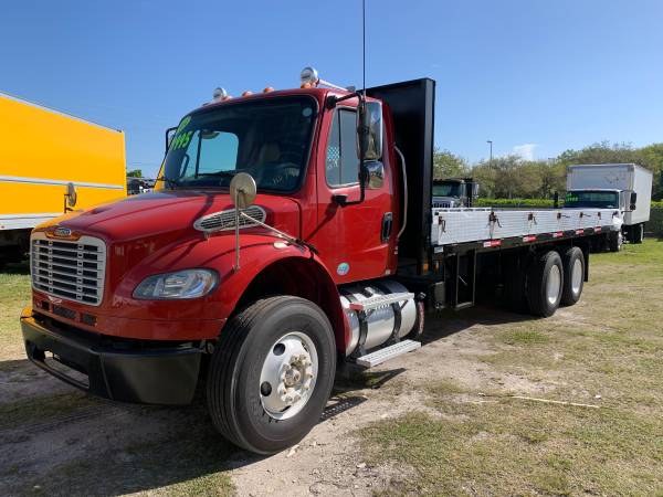 Commercial Trucks-2014 Freightliner Tandem Flatbed for sale in Palmetto, FL – photo 3