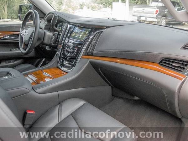 2017 Caddy *Cadillac* *Escalade* Premium Luxury hatchback Black Raven for sale in Novi, MI – photo 12