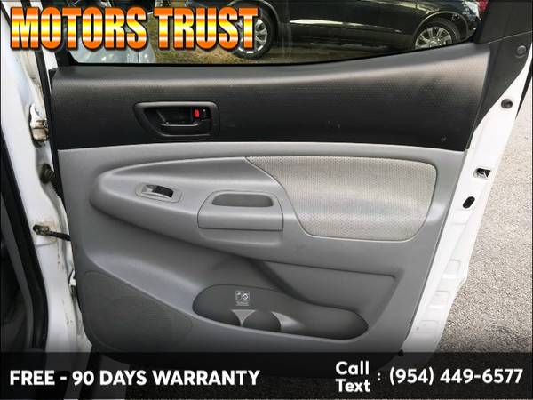 2010 Toyota Tacoma 4WD DoubleCab V6 Auto 90 Days Car Warranty for sale in Miami, FL – photo 19