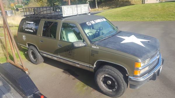 1994 Chevy Suburban 4x4 Gambler 500 - cars & trucks - by owner -... for sale in Olympia, WA – photo 2