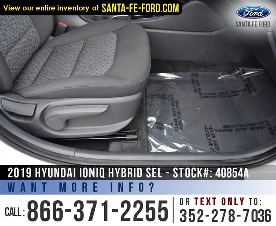 2019 Hyundai Ioniq Hybrid SEL Camera - Cruise - Push To for sale in Alachua, FL – photo 23