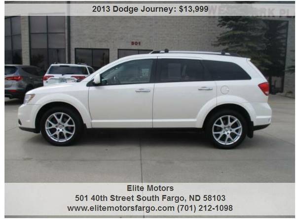 2013 Dodge Journey R/T, AWD, Leather, Loaded, 57K, Sharp for sale in Fargo, ND