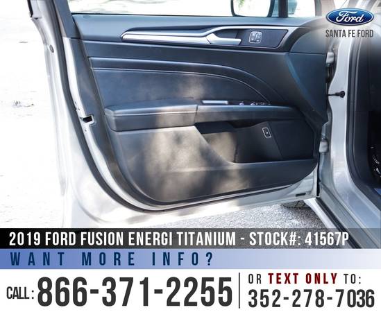 2019 Ford Fusion Energi Titanium Leather Seats - Sunroof for sale in Alachua, FL – photo 11