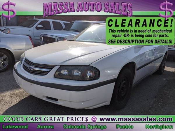 2004 Chevrolet Chevy Impala - cars & trucks - by dealer - vehicle... for sale in Lakewood, CO – photo 2