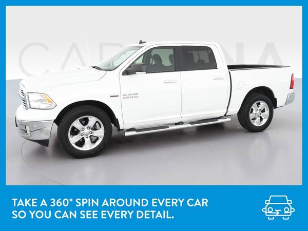2017 Ram 1500 Crew Cab Big Horn Pickup 4D 5 1/2 ft pickup White for sale in Columbus, OH – photo 3