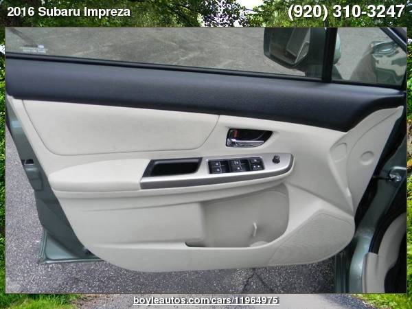 2016 Subaru Impreza 2.0i Premium AWD 4dr Sedan with for sale in Appleton, WI – photo 14