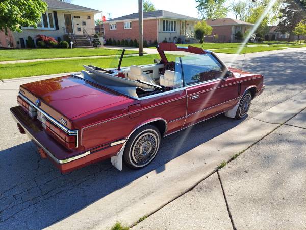 1985 dodge 600 convertible low miles one owner 4200 for sale in Burbank, IL – photo 6
