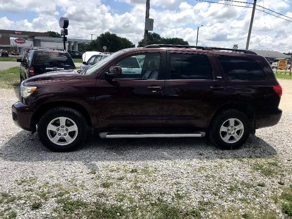 2008 Toyota Sequoia SR5 5.7L 2WD suv Maroon - cars & trucks - by... for sale in Springdale, MO – photo 2