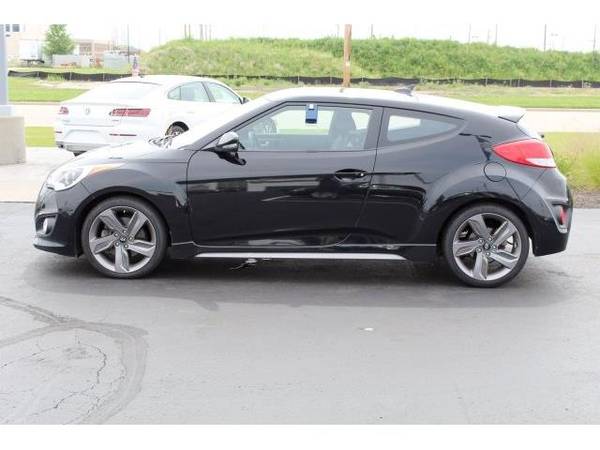 2015 Hyundai Veloster coupe Turbo - Hyundai Ultra Black Pearl for sale in Green Bay, WI – photo 6