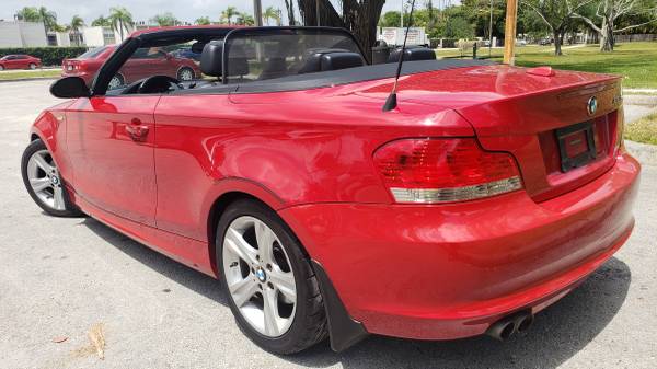 2009 BMW 128i CONVERTIBLE 0 ACCIDENTS MEMORY SEATS START BUTTON for sale in Hollywood, FL – photo 7