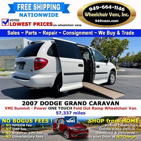 2007 Dodge Grand Caravan SE Wheelchair Van VMI Northstar - Power In for sale in Laguna Hills, CA – photo 4