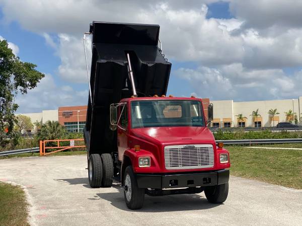 1997 Freightliner FL-80 Dump Truck 5 9 Cummins Red - cars & for sale in West Palm Beach, SC – photo 22
