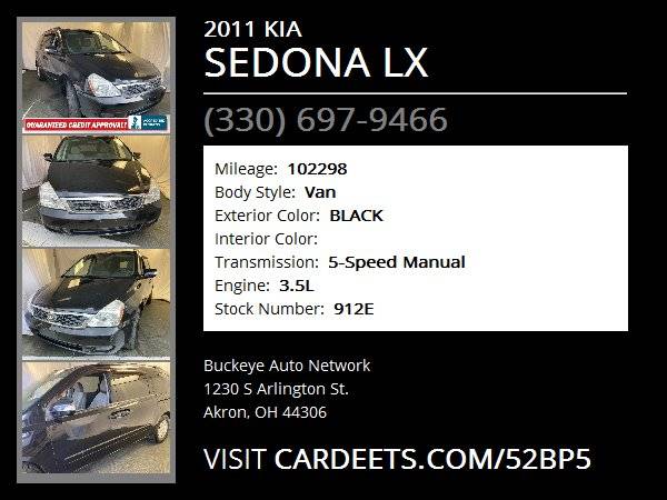2011 KIA SEDONA LX - Easy Terms, Test Drive Today! for sale in Akron, OH – photo 22