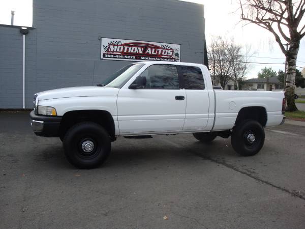 2001 DODGE RAM 2500 QUAD DOOR SHORTBOX 4X4 5.9 GAS V8 AUTO LEATHER... for sale in LONGVIEW WA 98632, OR – photo 3