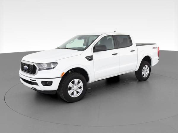 2019 Ford Ranger SuperCrew XLT Pickup 4D 5 ft pickup White - FINANCE... for sale in Washington, District Of Columbia – photo 3