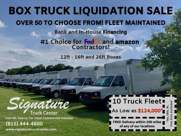 Box Truck Liquidation Sale for sale in Rockford, IL