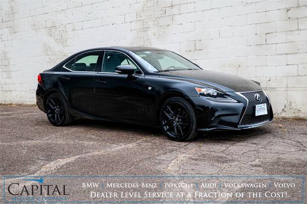 Incredible Stance! All-Wheel Drive Lexus IS250 F-SPORT w/LEDs, Nav,... for sale in Eau Claire, WI – photo 9