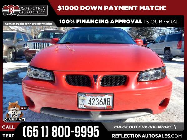 2001 Pontiac Grand Prix GT FOR ONLY 109/mo! - - by for sale in Oakdale, MN – photo 4