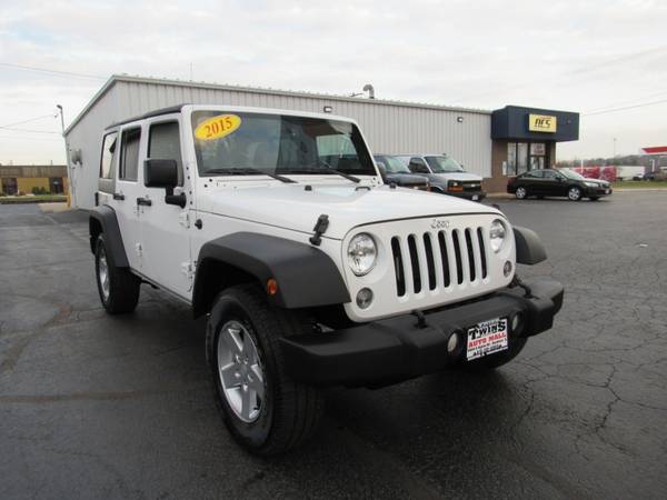 2015 Jeep Wrangler Unlimited 4WD Sport - cars & trucks - by dealer -... for sale in Rockford, IL – photo 11