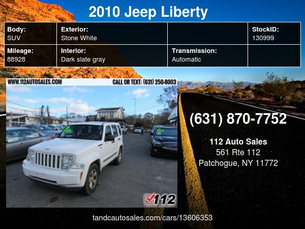 2010 Jeep Liberty 4WD 4dr Sport - cars & trucks - by dealer -... for sale in Patchogue, NY – photo 23