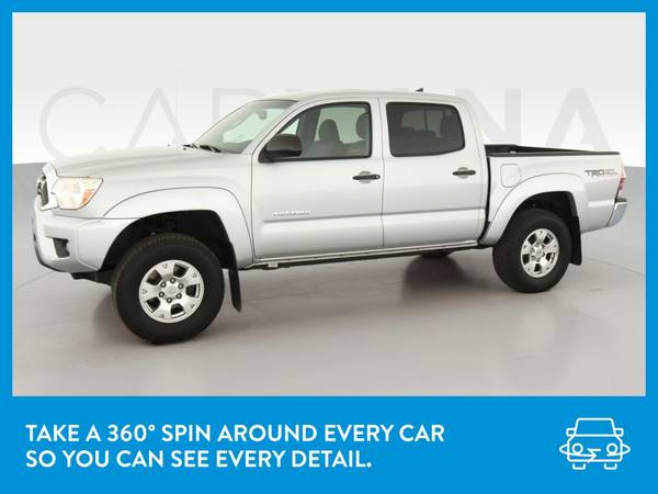 2013 Toyota Tacoma Double Cab PreRunner Pickup 4D 5 ft pickup Silver for sale in Victoria, TX – photo 3