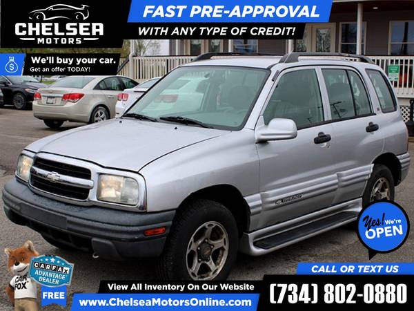 71/mo - 2001 Chevrolet Tracker LT Hard Top! 4WD! 4 WD! 4-WD! - Easy for sale in Chelsea, MI – photo 4