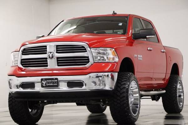LIFTED Red 1500 2016 Ram BIG HORN 4X4 4WD HEMI Crew Cab 6 for sale in Clinton, MO – photo 19