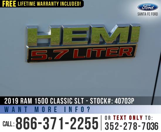 2019 RAM 1500 CLASSIC SLT *** Camera, Bedliner, Cruise Control *** -... for sale in Alachua, FL – photo 21